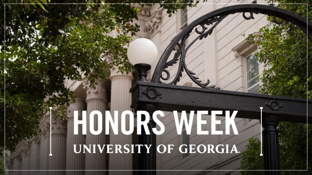 UGA Honors Week Arch Photo