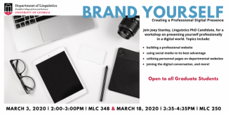 Brand Yourself Flyer