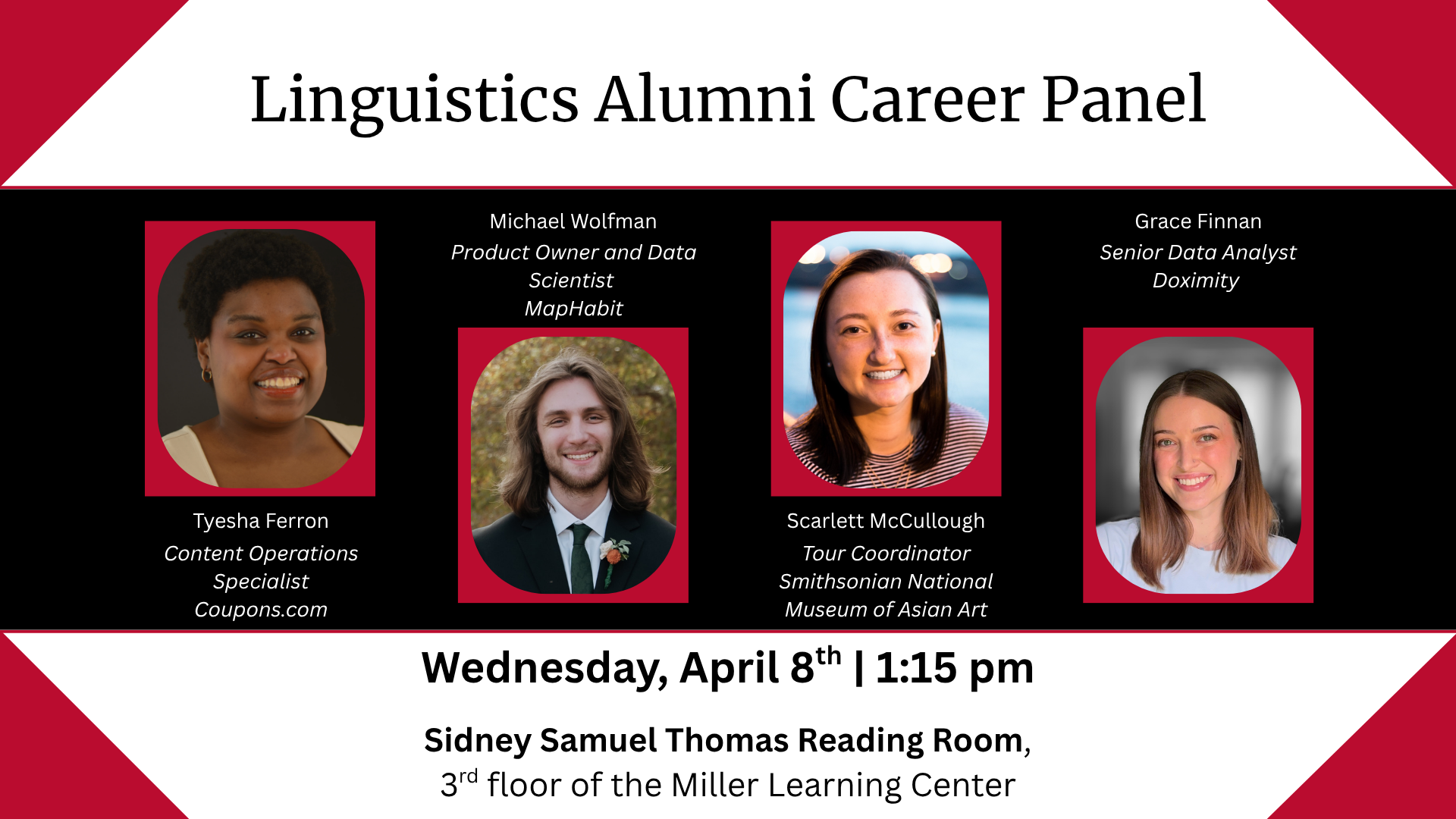 Linguistics Alumni Career Panel