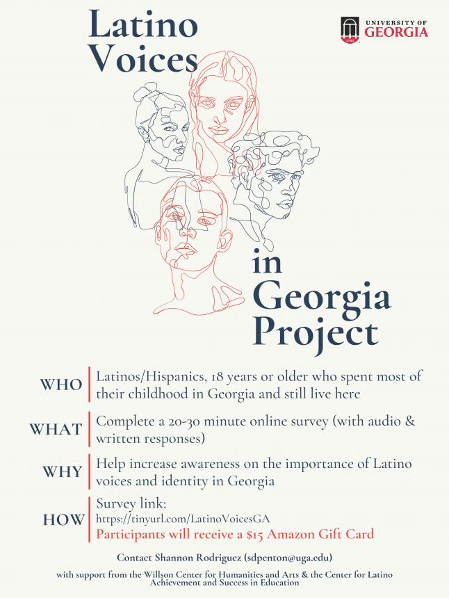 Latino Voices in Georgia Project Poster