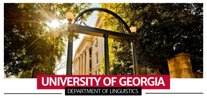 Image of Arch with UGA Colors