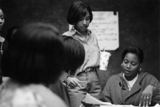 College students in Atlanta, 1990's, via Flickr