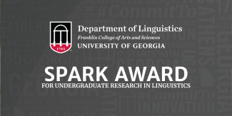 Spark award and department logo