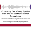 "Comparing Kandi-Based Pipeline Elpis and Whisper for Cakavian Transcription" Title Card